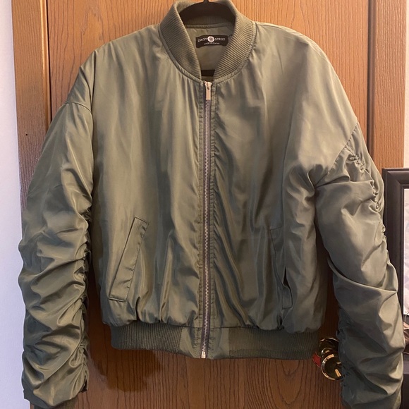 Bomber Jacket with ruching - Picture 5 of 8